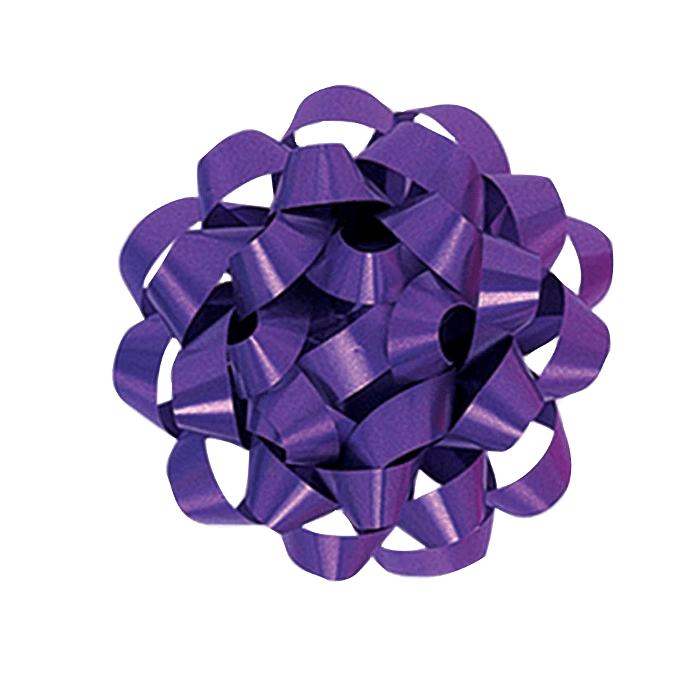 Purple Large Decorative Bow