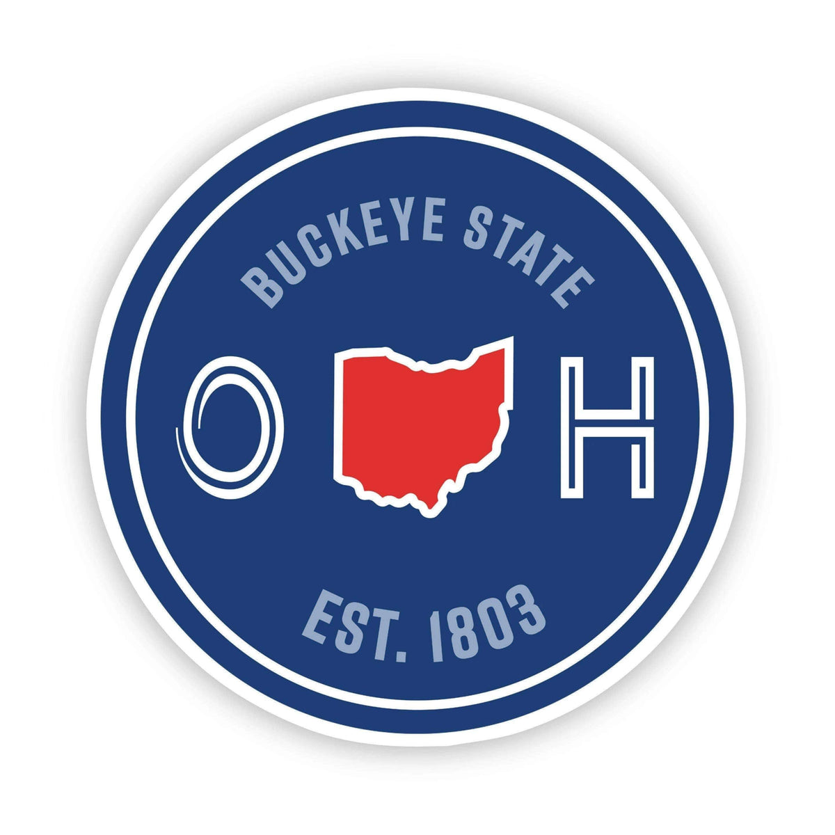 Buckeye State Ohio Sticker