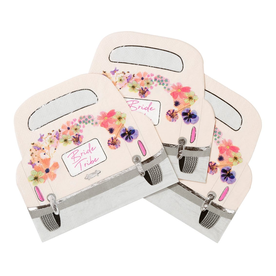 Blossom Girls Car Shaped Napkins
