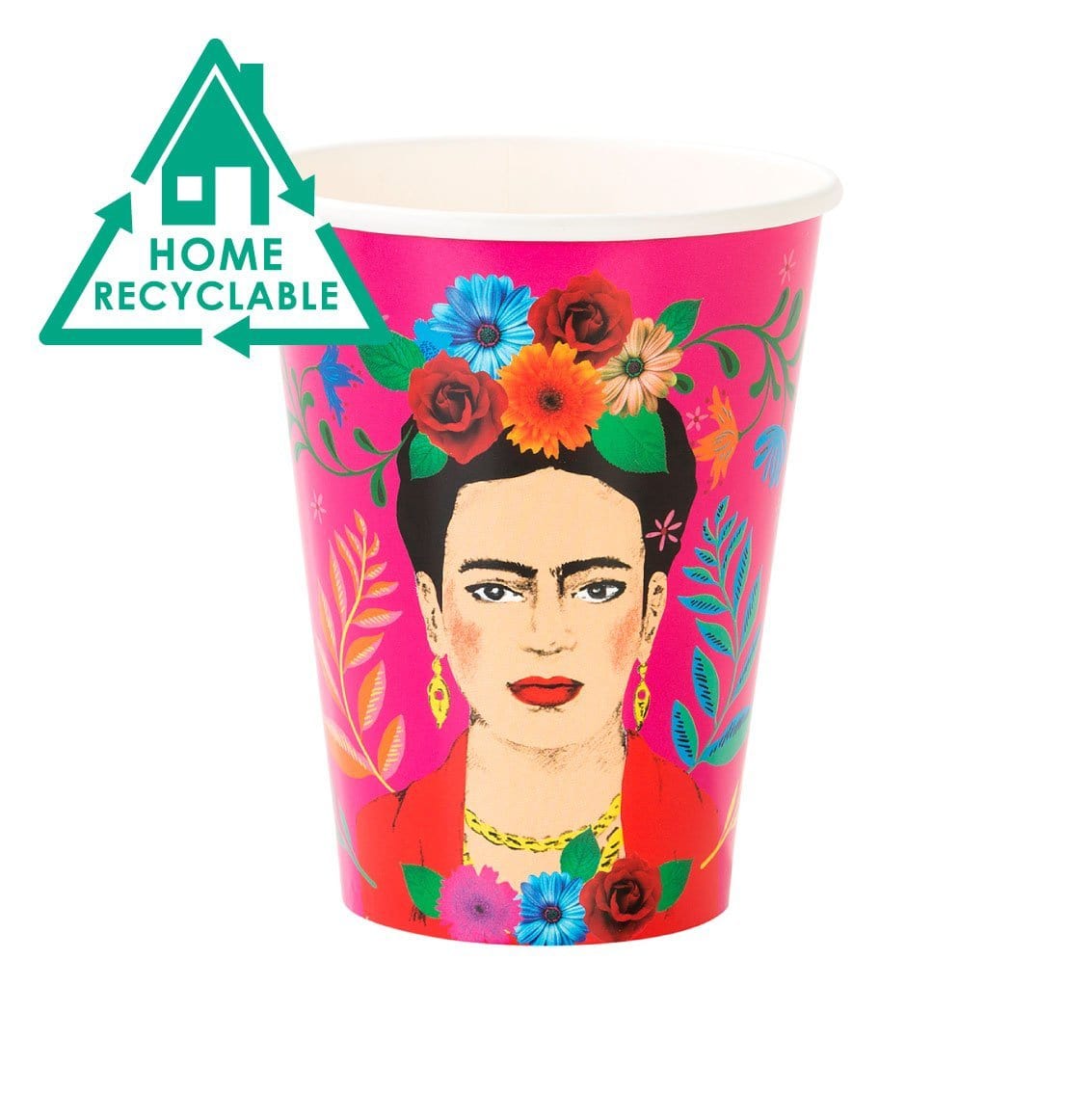 Boho Frida Kahlo Large Paper Cups