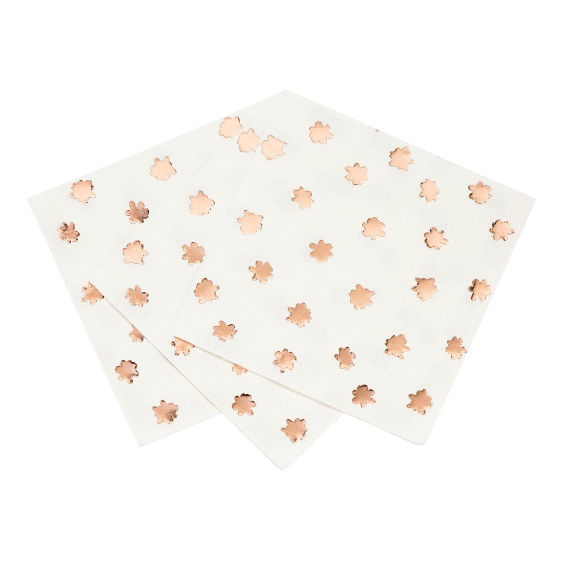 Party Porcelain Rose Gold Napkin 16pk
