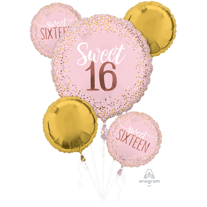 Anagram Bouquet Texans Foil Balloons, Multicolor