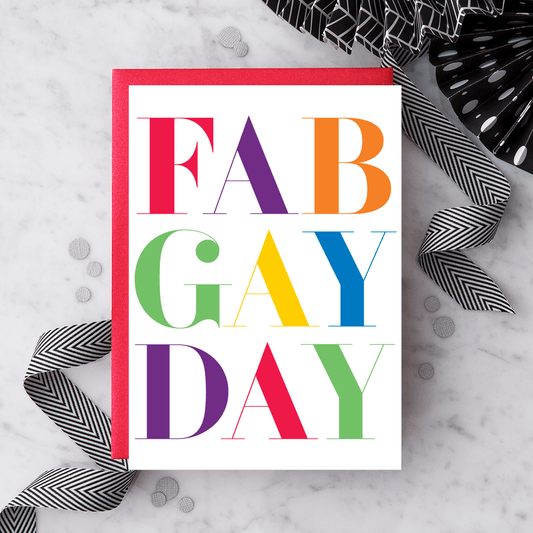 "Fab Gay Day."