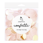 Blush Pink & Gold Confetti
