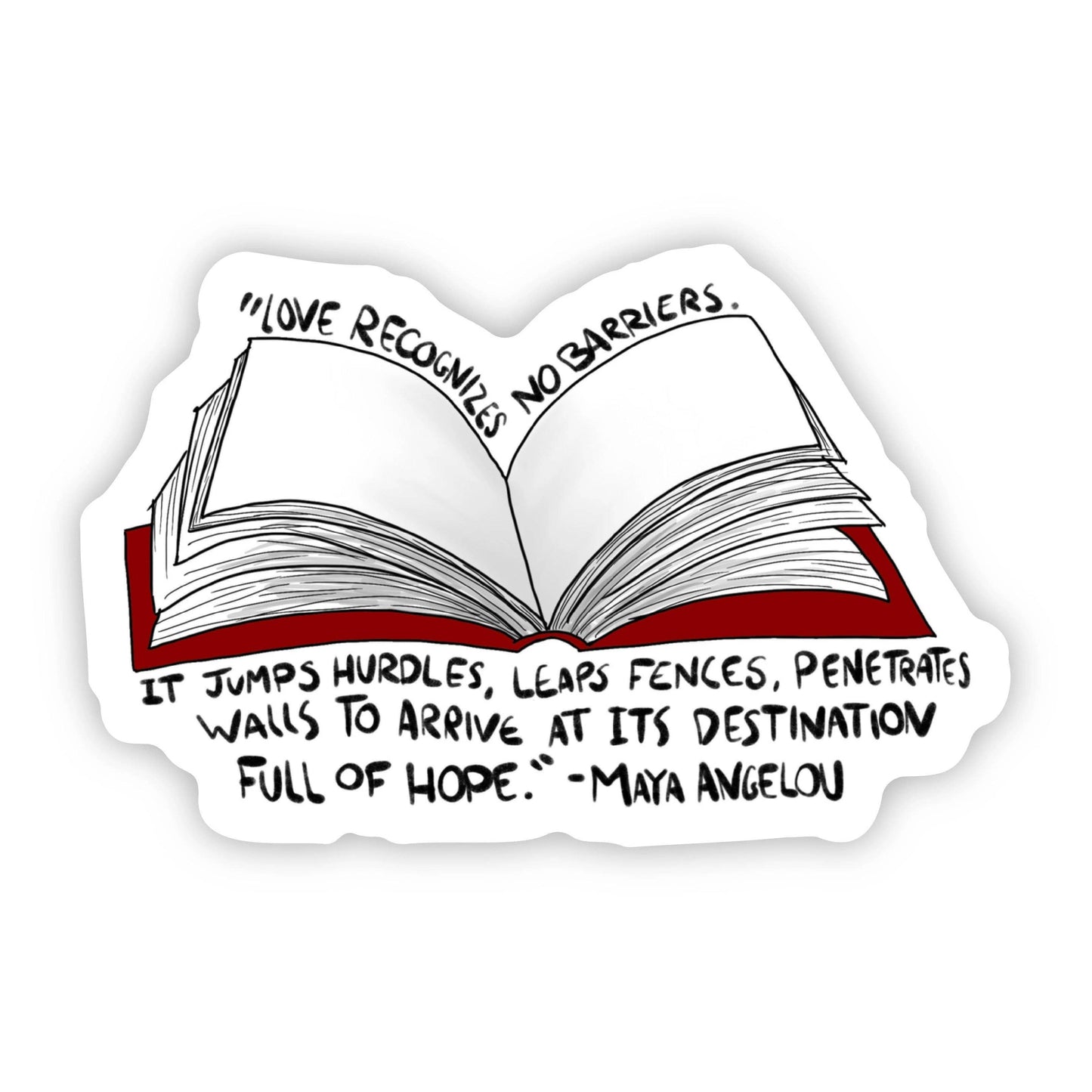 Love Recognizes no Barriers. It Jumps Hurdles, Leaps Fences