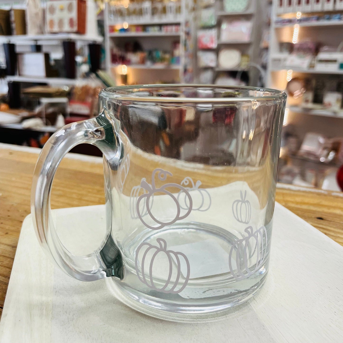 Pumpkin Glass Mug