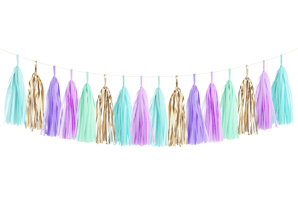 Mermaid Tassel Garland DIY Kit