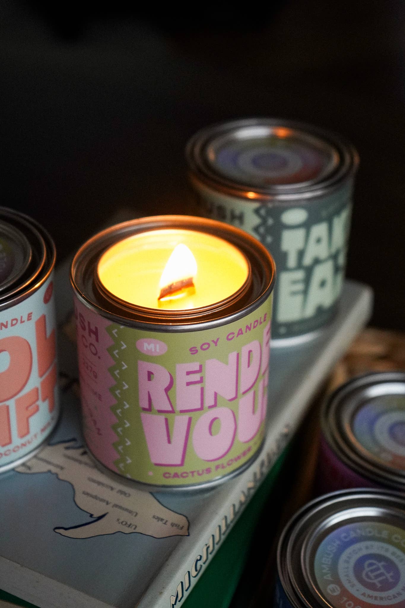 Rendezvous | Cactus Flower + Jade 8oz Soy Candle