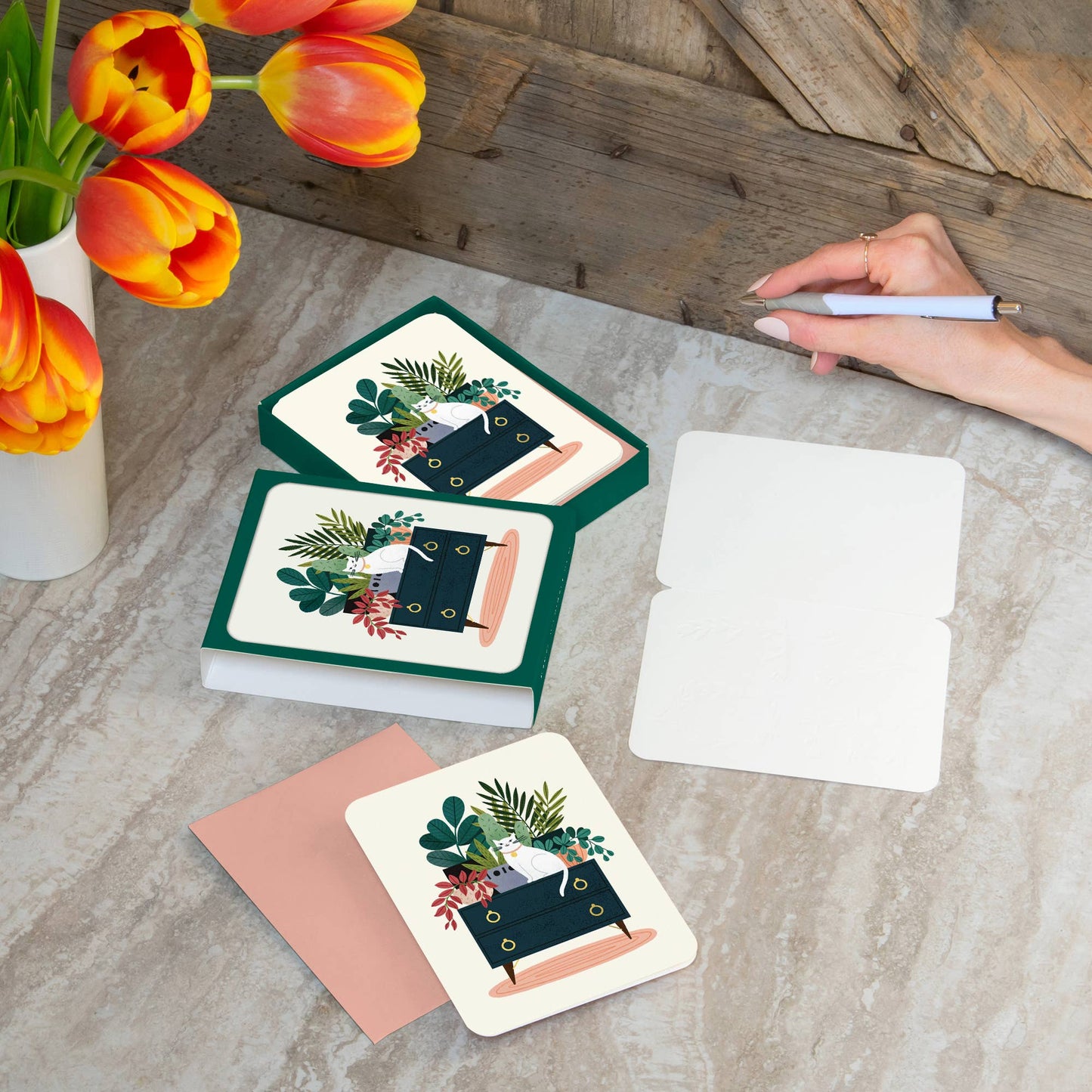 Artisan Notecards House Cat