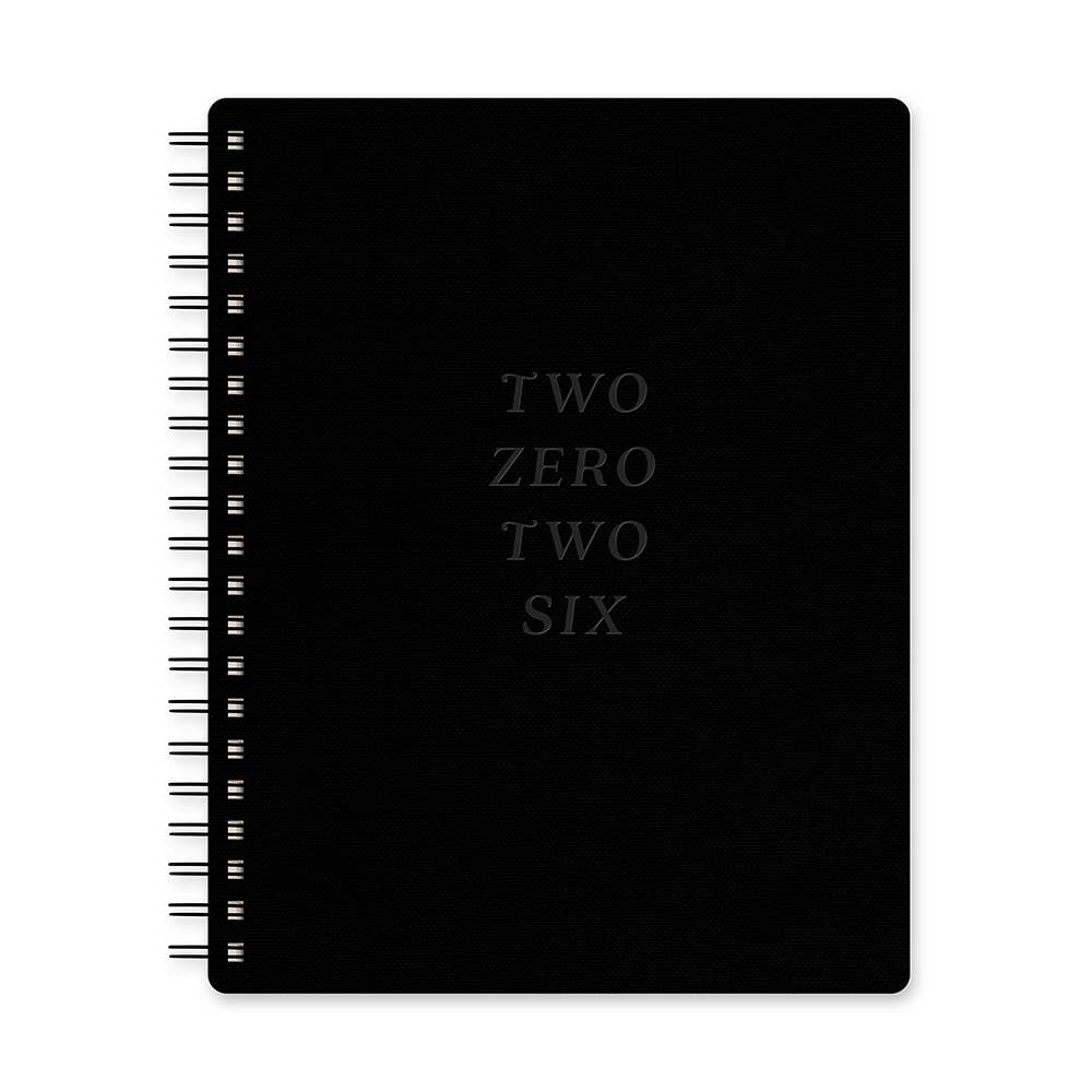2026 Midnight Black Baxter Planner