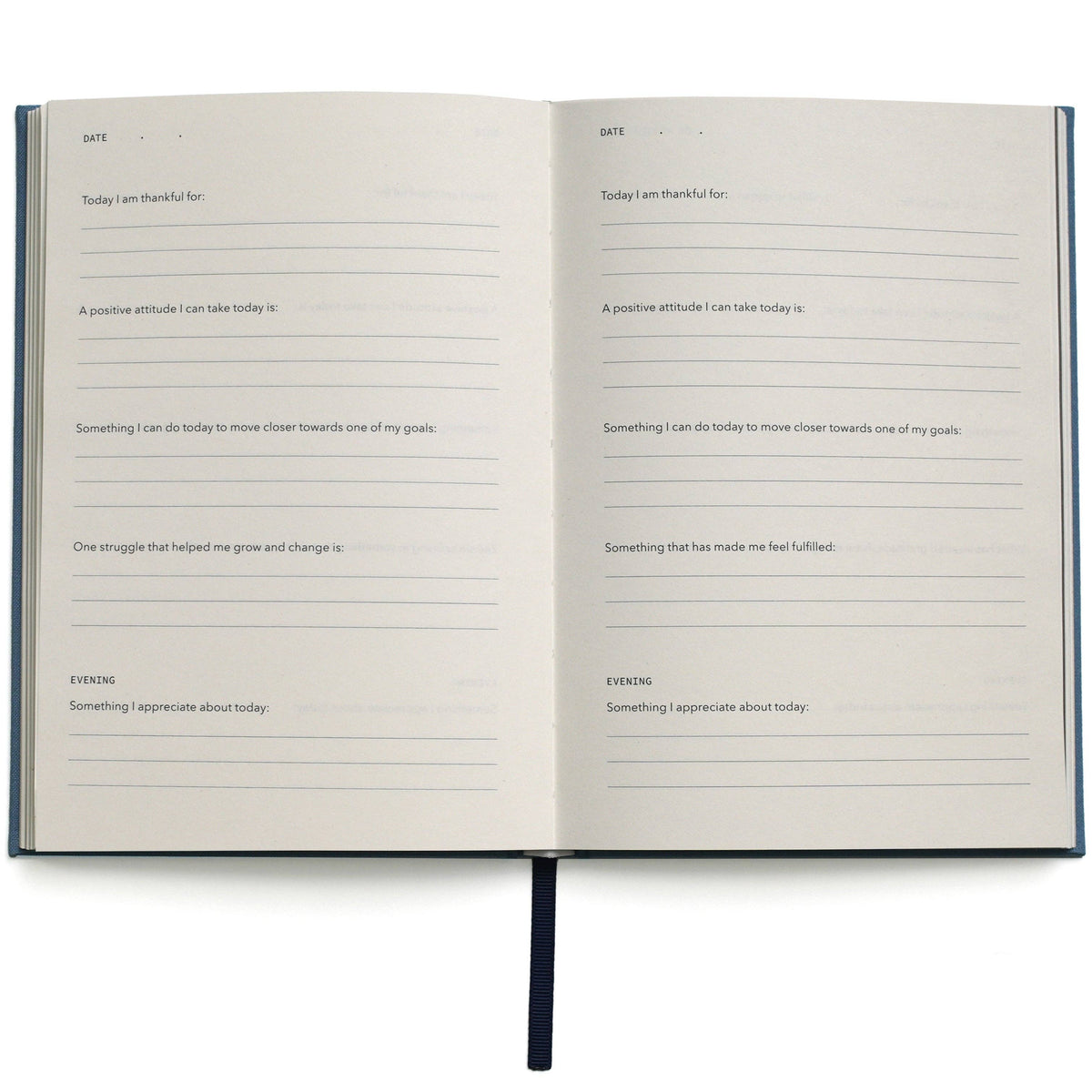 The Good Day Journal | Mindfulness & Gratitude Journal : Ocean Blue