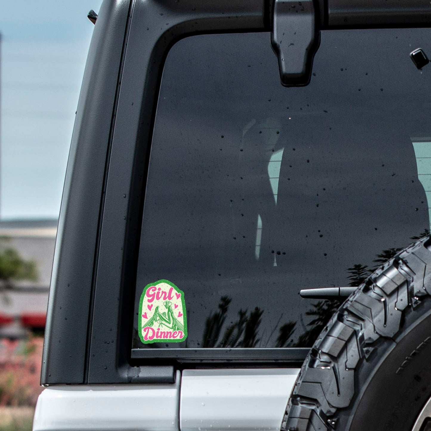 Girl Dinner Praying Mantis Sticker