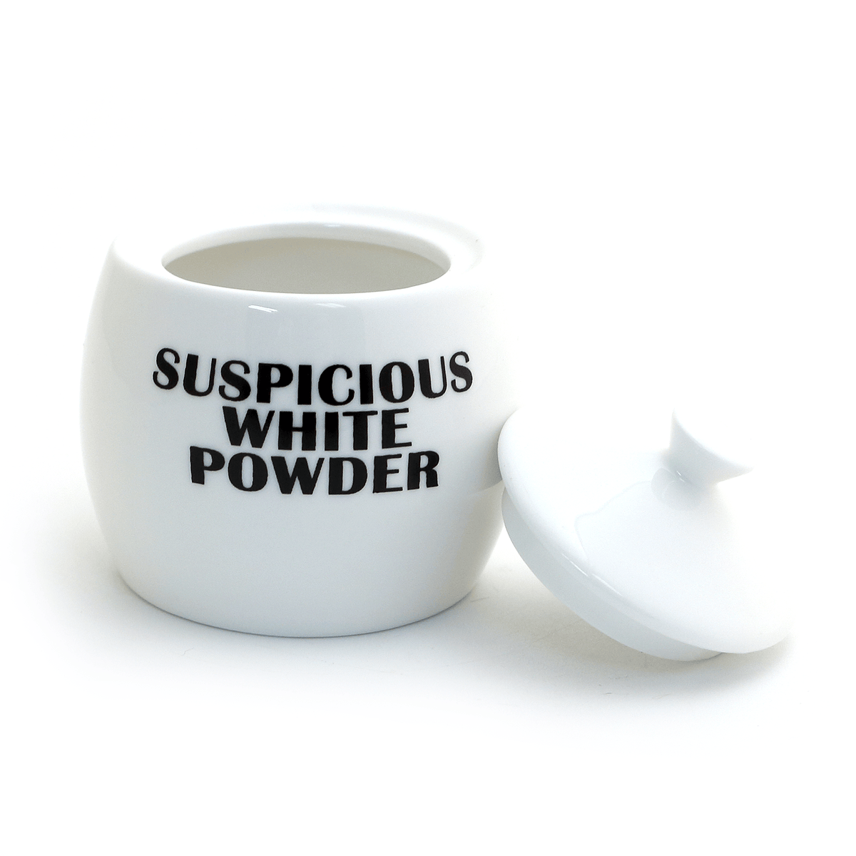 Suspicious White Powder Round Sugar Bowl - LIMITED EDITION