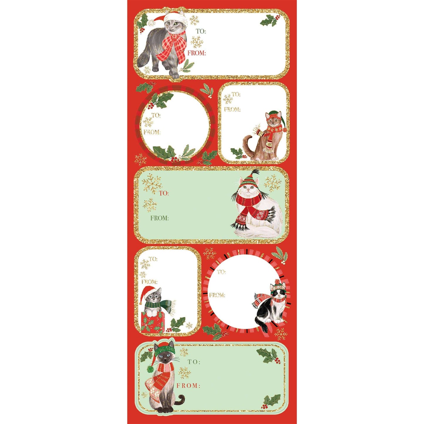 Gift Labels - Frolicking Felines