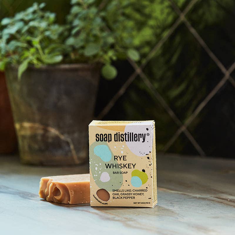 Rye Whiskey Bar Soap: Case Unit