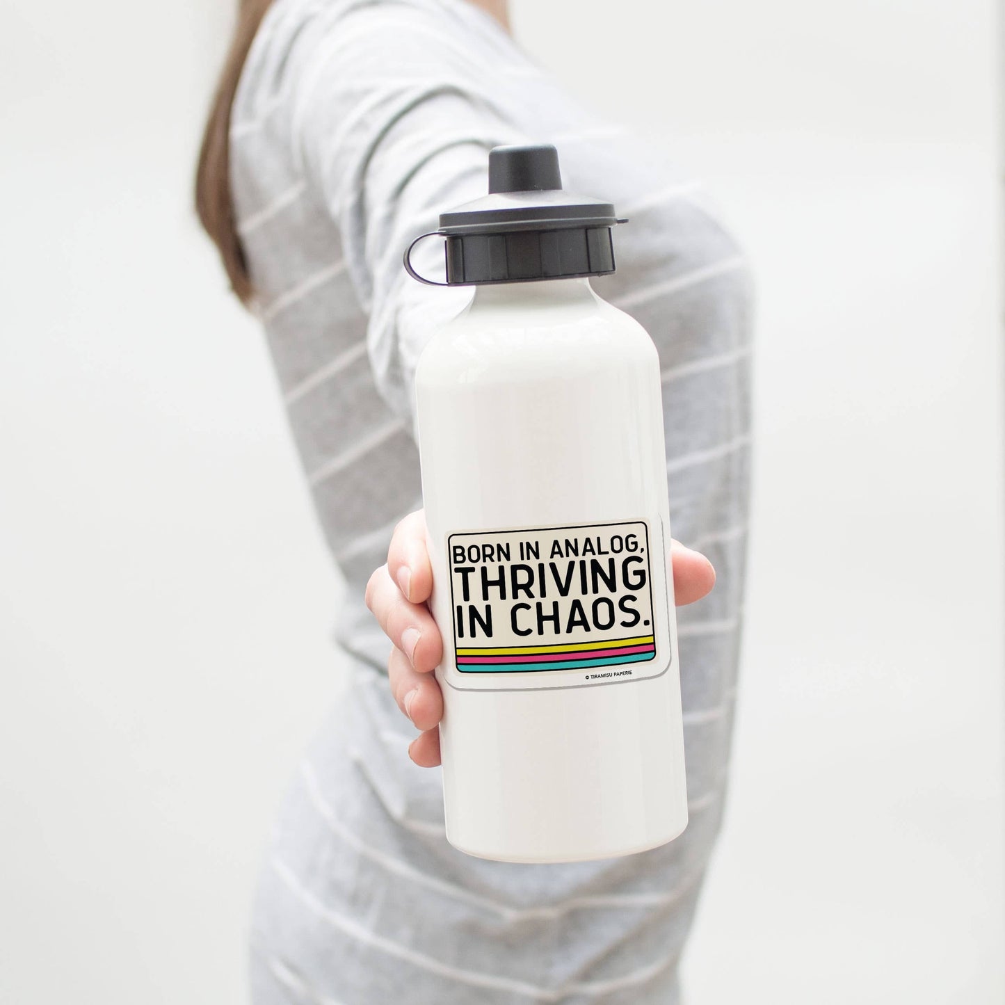 Born in Analog Thriving in Chaos, Gen X Sticker