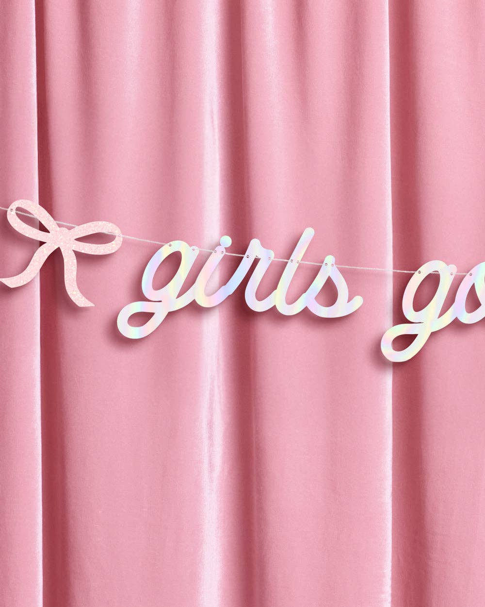 Girls Gone Mild Banner - iridescent foil banner, bachelorette sign, girls night, bday