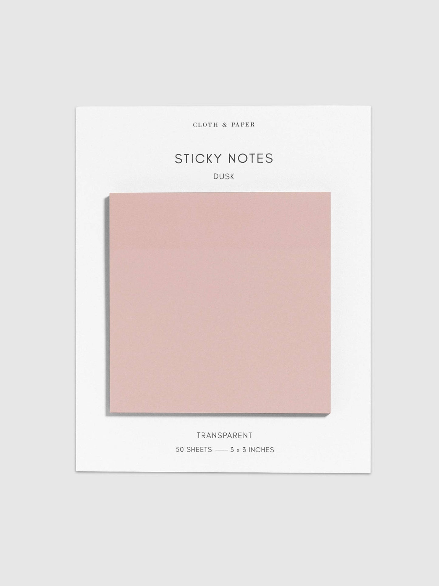 Transparent Sticky Notes: Cotton