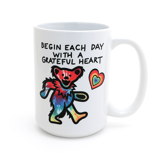 Grateful Dead Grateful Heart 15 oz Mug
