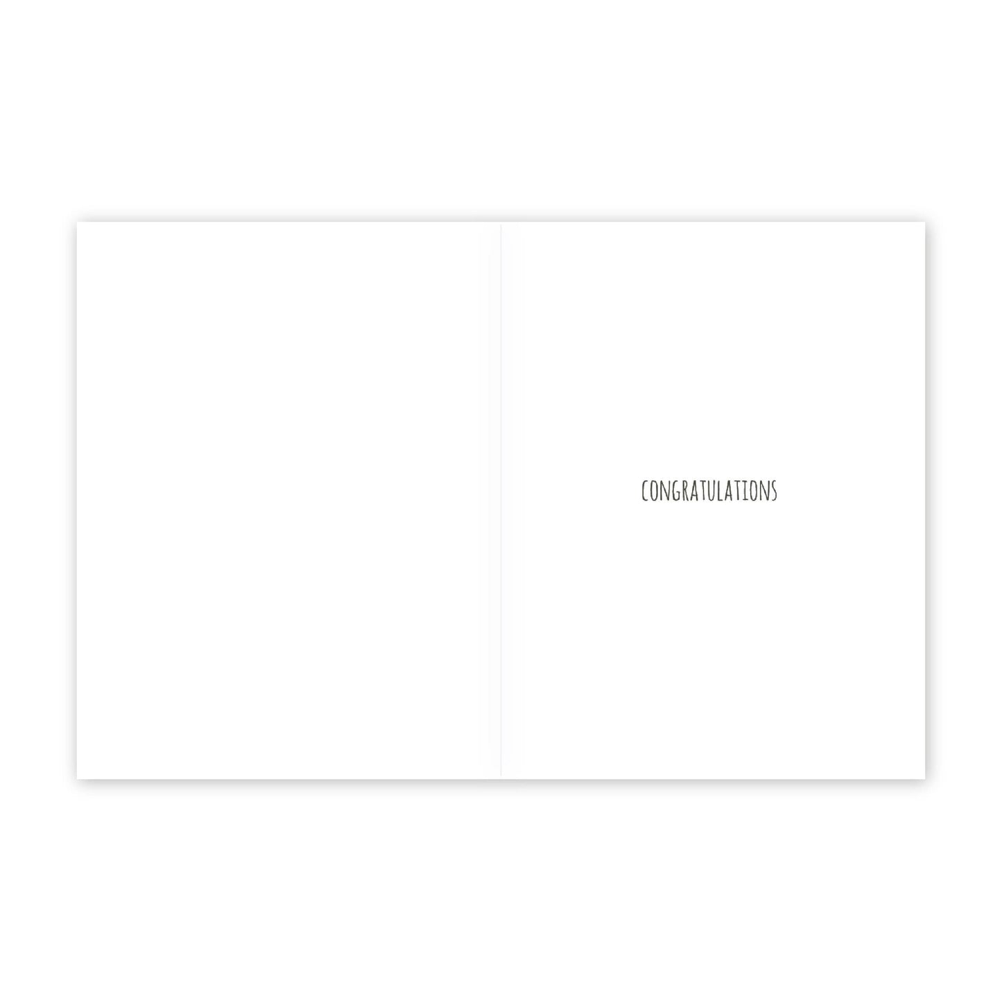 Shit's About to Get Real Stork Baby Card