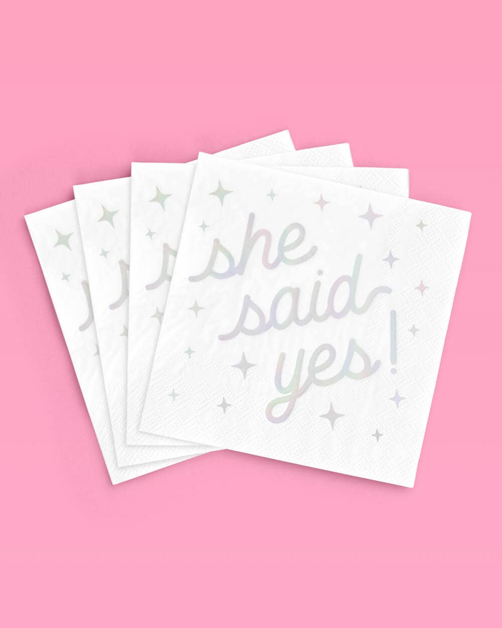 Engaged Era Napkins - 25 foil napkins