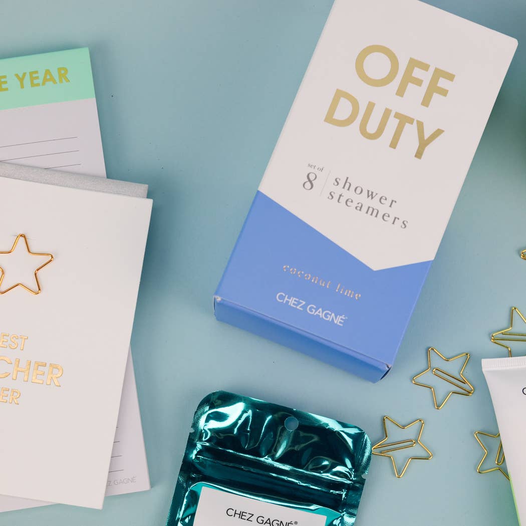 Off Duty - Aromatherapy Shower Steamers - Coconut Lime - Set of 8