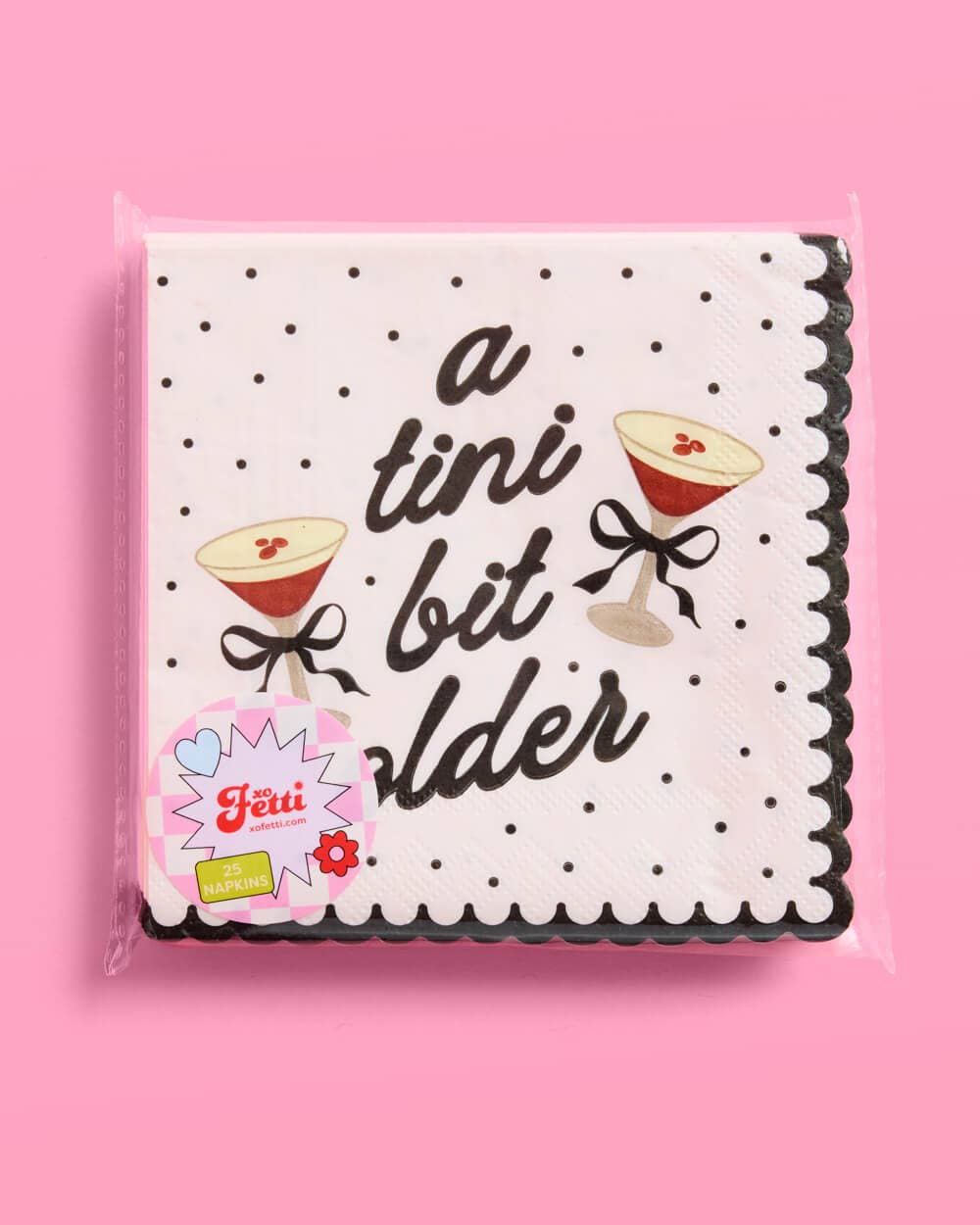 A Tini Bit Older Napkins 25 Pack | Martini, Birthday, Cheers