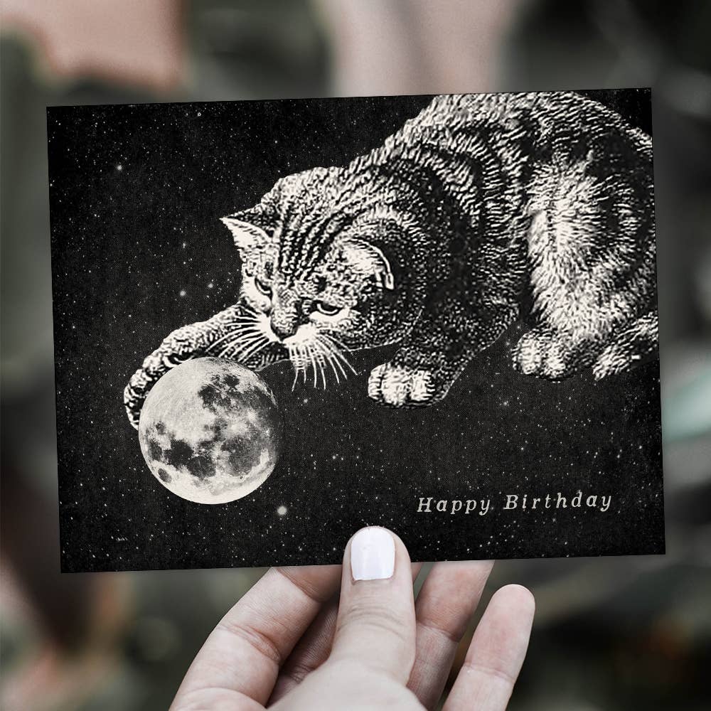 Happy Birthday Mooncat Card