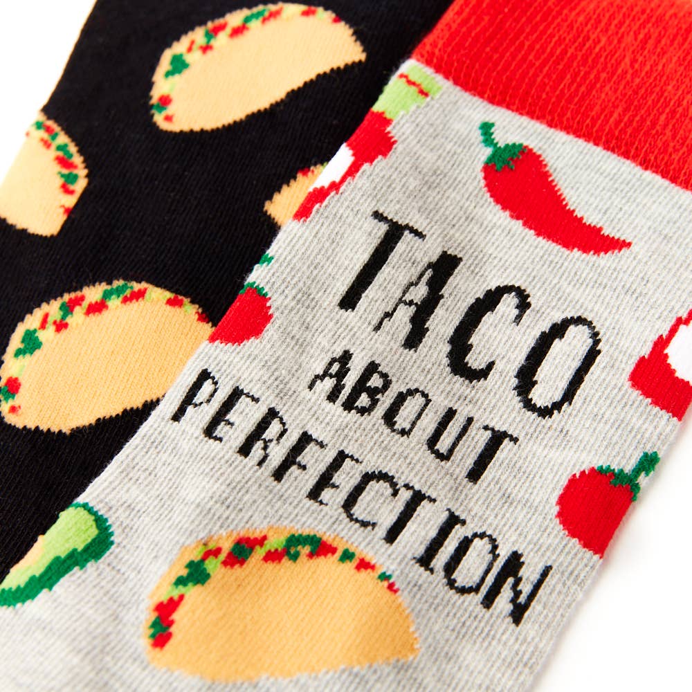 Unisex Taco Socks Gift Set: 6 - 11