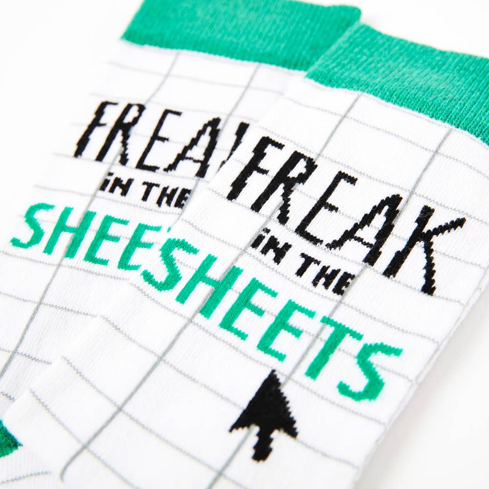 Unisex Freak In The Sheets Socks: 6 - 11