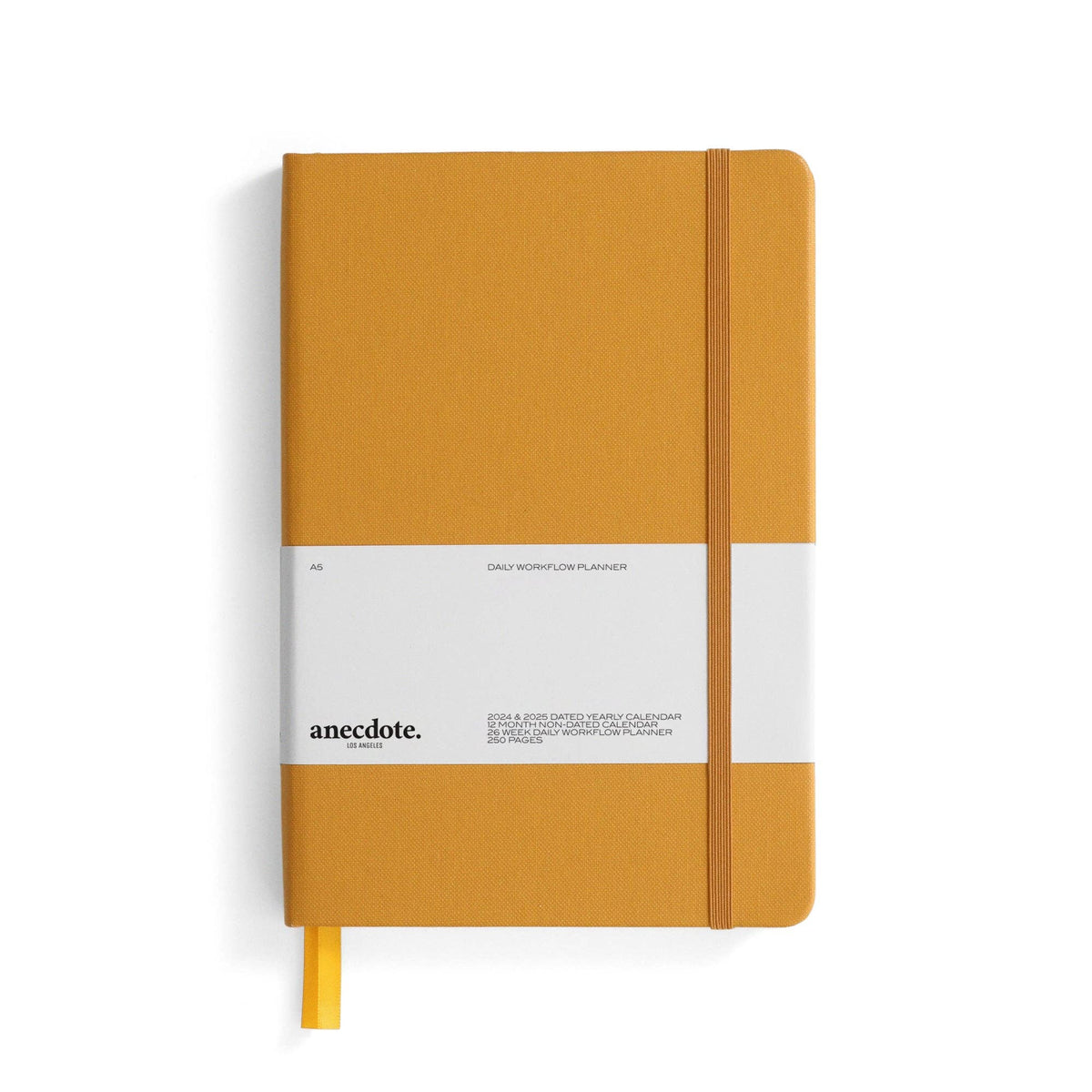 The Daily Planner - Hardcover with Library Buckram Cover: Olive