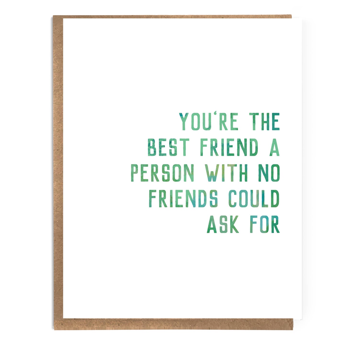 Cute Friendship Card; Funny Friendship Card for Introvert