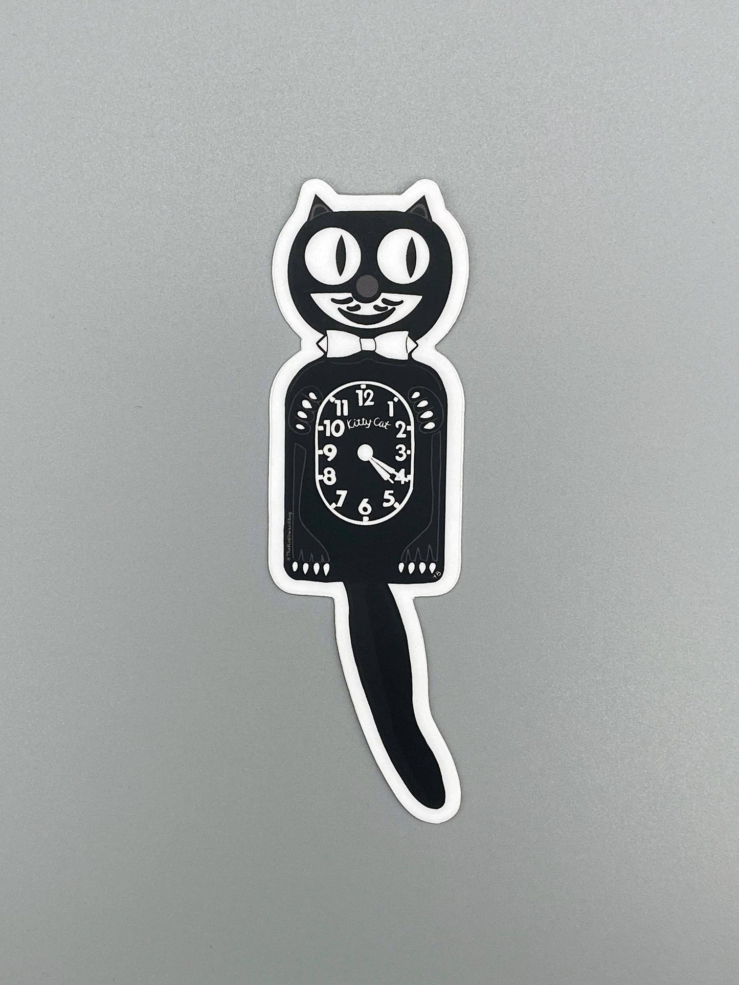 Kitty Cat Clock Sticker