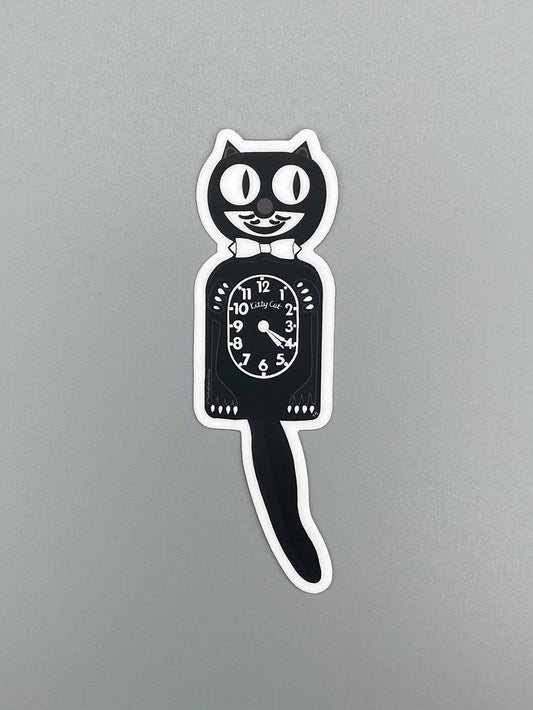 Kitty Cat Clock Sticker