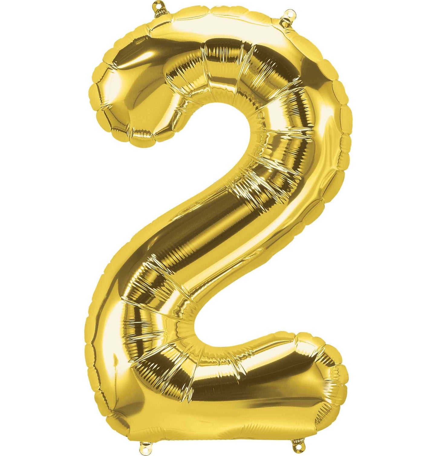 Gold/ Rose Gold/ Pink Foil Number Balloon