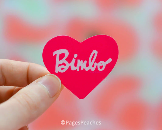 Bimbo Heart Sticker