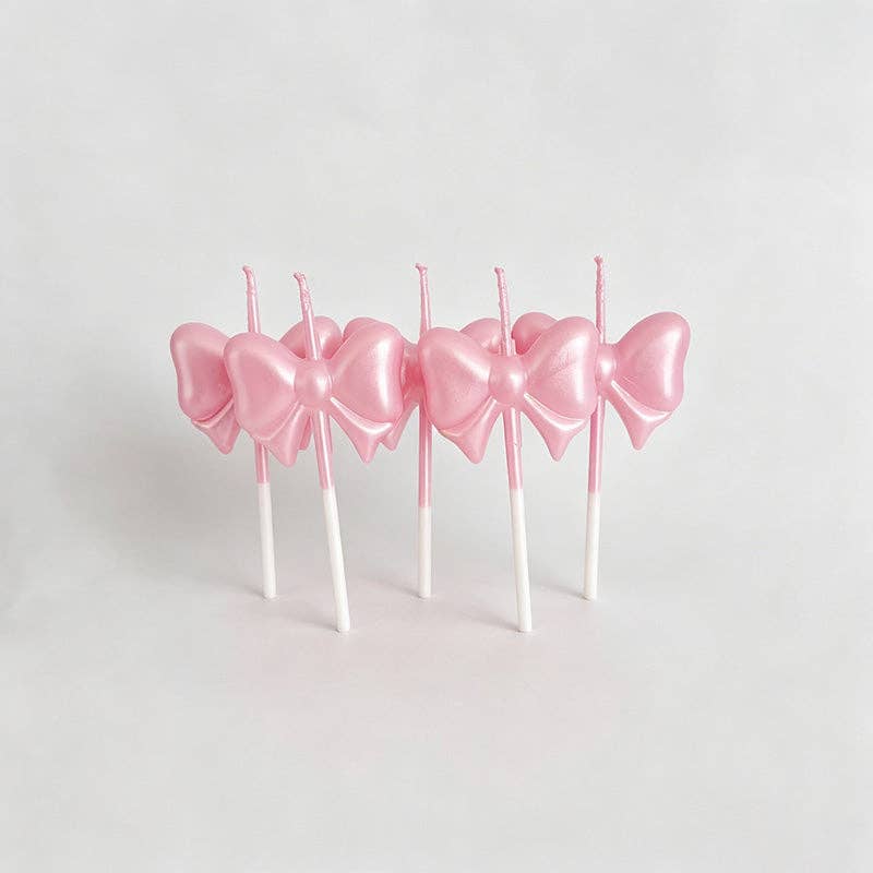 5 Bow Shaped PCS Set: Light Pink / One Size/1Pack/5PCS