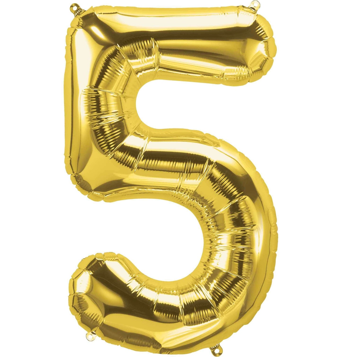 Gold/ Rose Gold/ Pink Foil Number Balloon