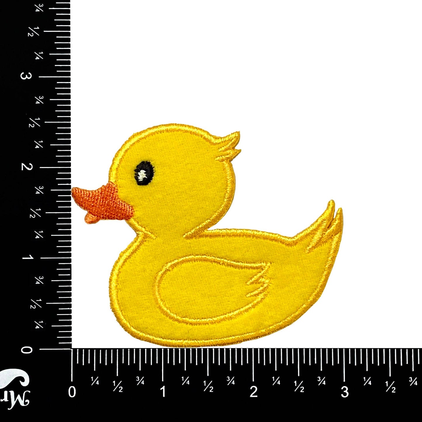 Yellow Duck, Rubber Duckie Ducky, Facing Left or Facing Right, - Iron on Patch: Facing Left