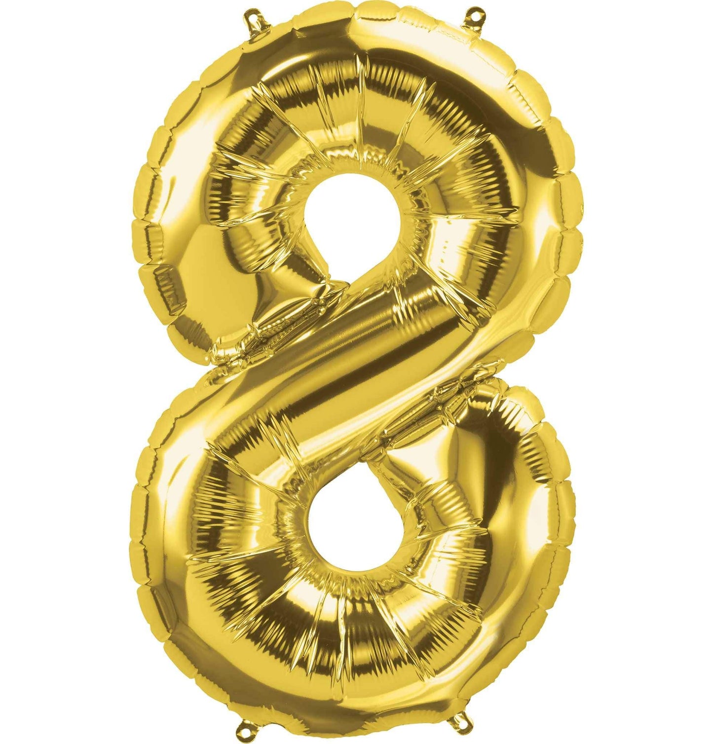 Gold/ Rose Gold/ Pink Foil Number Balloon
