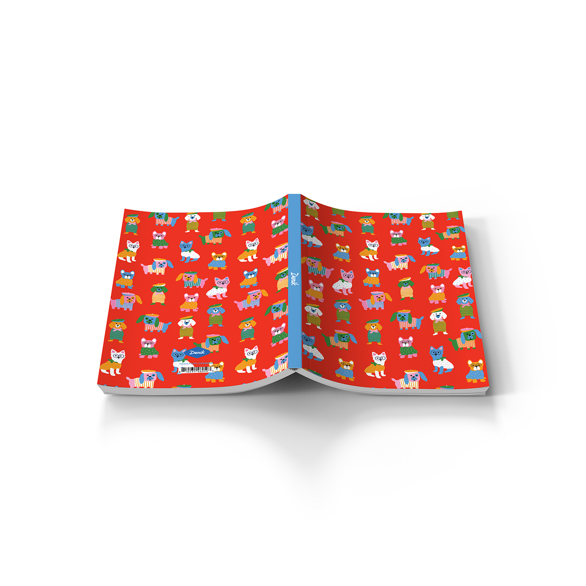 Paris Pups Classic Layflat Notebook Journal LFC2654L