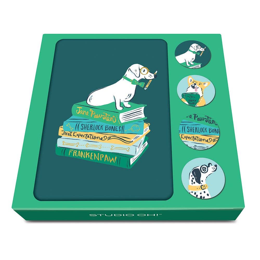 Smart Pups Assorted Note Card Set with Stickers