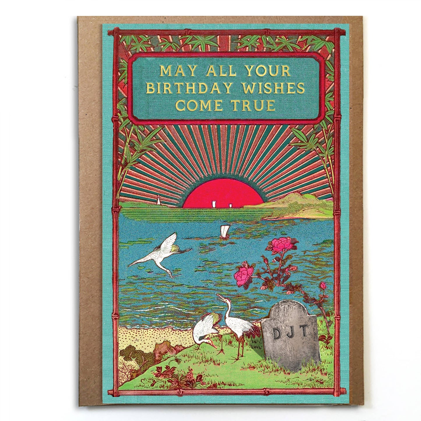 Birthday Wishes with Gravestone