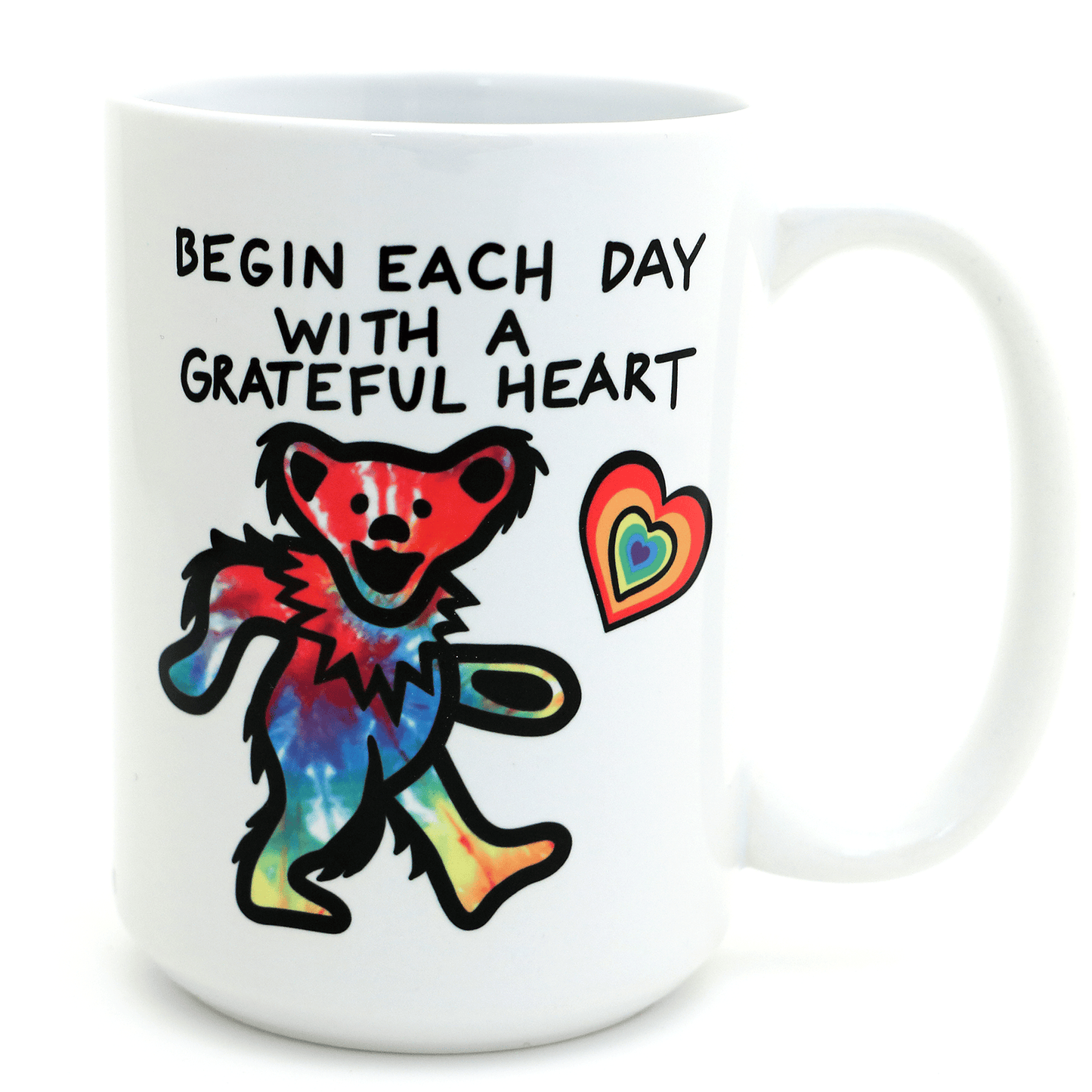 Grateful Dead Grateful Heart 15 oz Mug