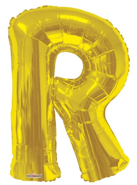 34" Gold Foil Letter Balloon