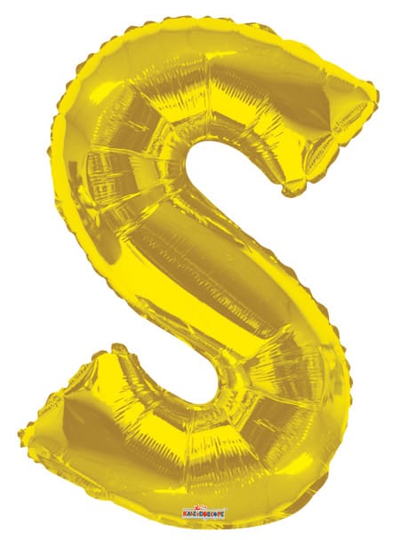 34" Gold Foil Letter Balloon