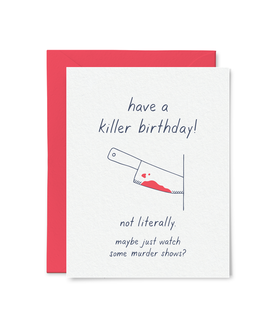 Killer Birthday Card