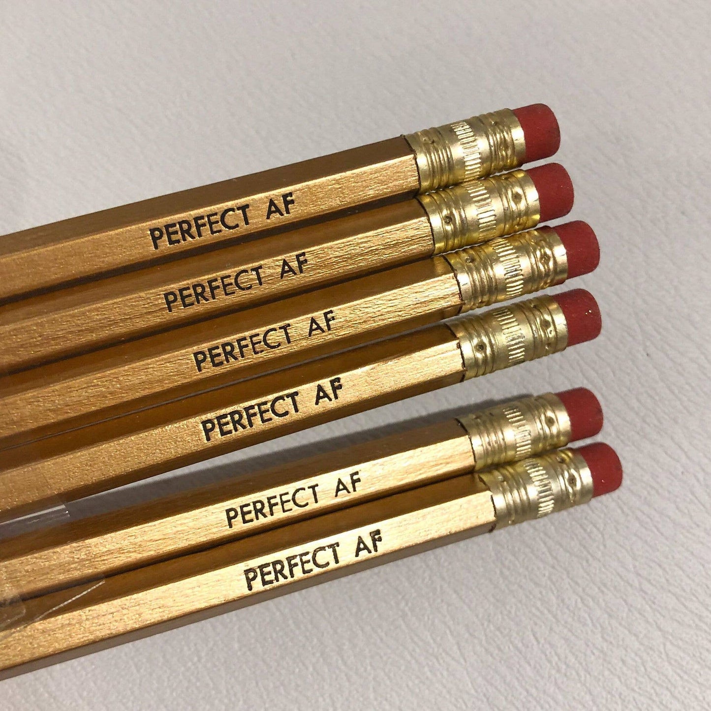 Perfect AF Pencils,  Office Supplies, set of 6