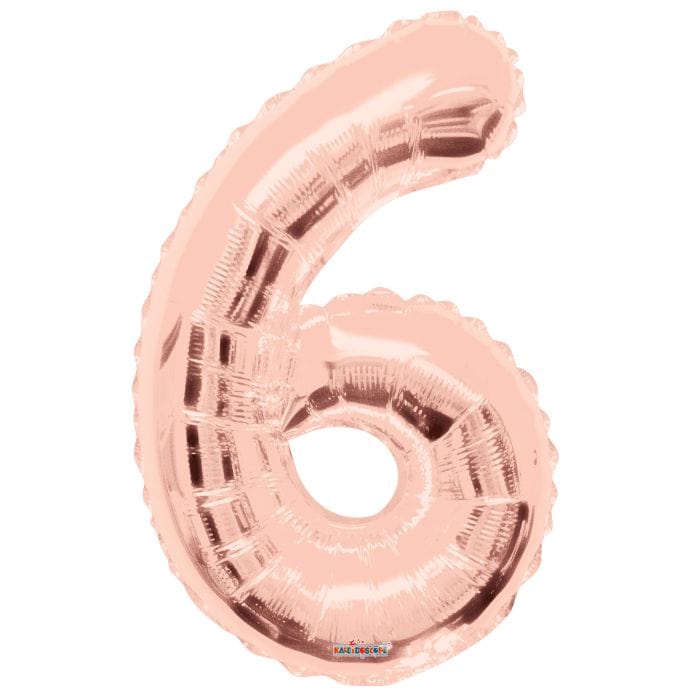 Gold/ Rose Gold/ Pink Foil Number Balloon