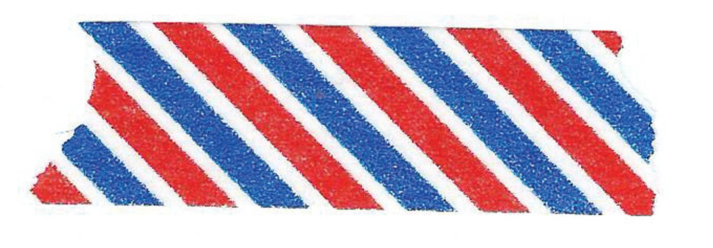 Red Blue Air Mail Washi Tape